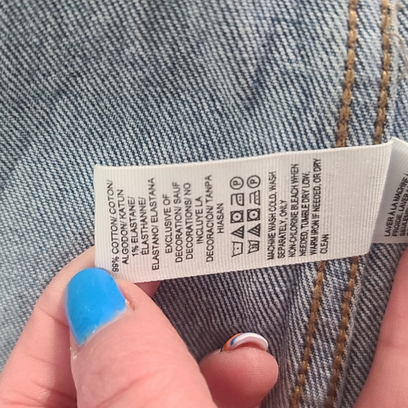 Embroidered Denim Jacket - Picture 5 of 6